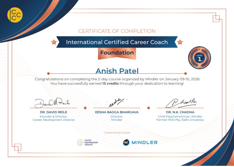 International Certified Career Coach – Foundation – Mindler